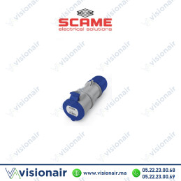 Prise mobile SCAME 2P+T 32A 200-250V IP44/IP54 Casablanca Maroc
