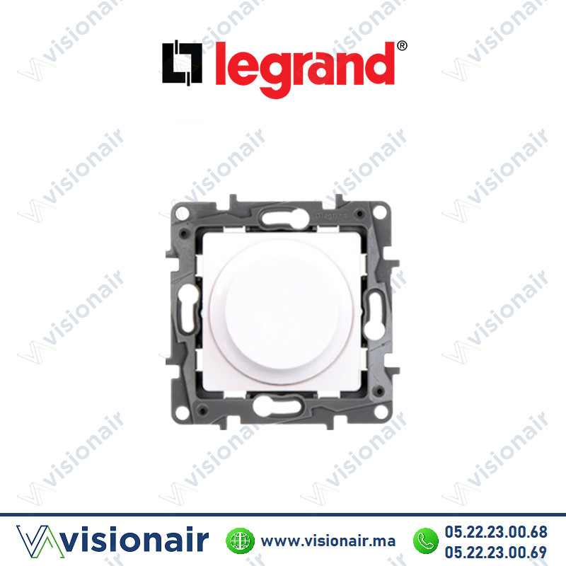 Variateur rotatif LEGRAND NILOE blanc 764588 Casablanca Maroc