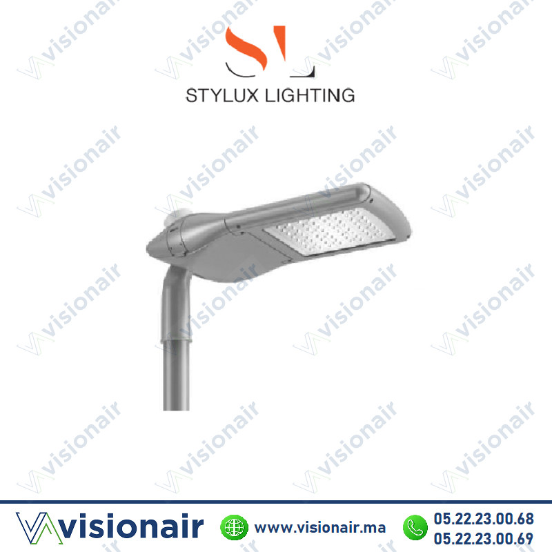 Luminaire LED STYLUX STAR 100W 5000°K éclairage publique Casablanca Maroc