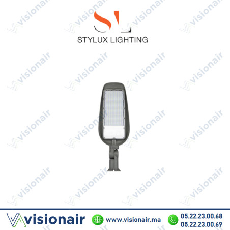 Luminaire LED STYLUX 100W 6000°K éclairage publique Casablanca Maroc