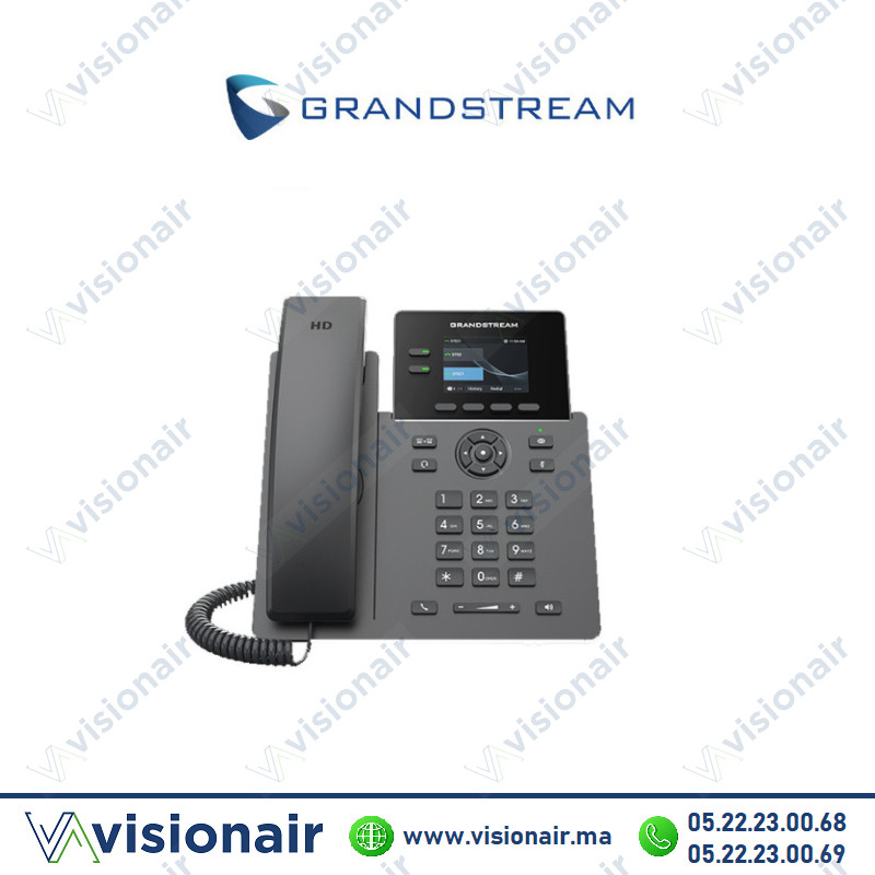 Grandstream téléphone IP 2 Lignes POE GRP2610/P Casablanca Maroc