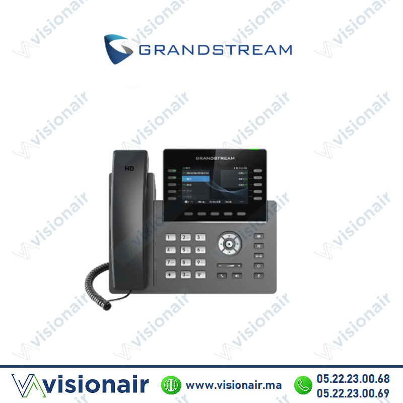 Grandstream téléphone IP Android LCD 4.3" 10 Lignes POE GRP26156  Casablanca Maroc