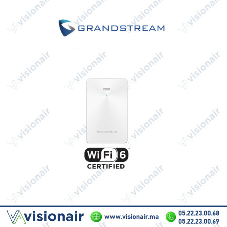 Point d'accès mural Grandstream WI-Fi 6 GWN7661E Casablanca Maroc