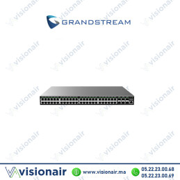 Switch Grandstream 48 ports POE 400W Gigabit GWN7806P Casablanca Maroc