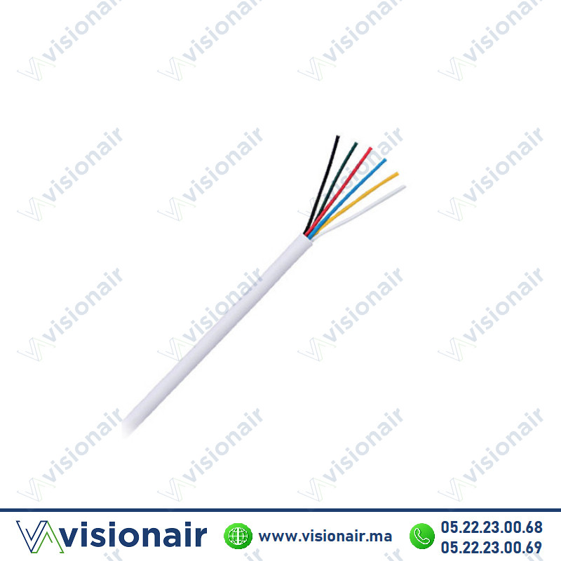 Kablo Câble alarme blindé 6x0,22 KBL044007L Casablanca Maroc