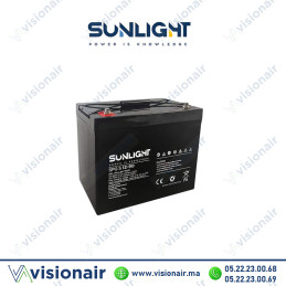 Batterie solaire SUNLIGHT 12V 90AH SPG GEL Casablanca Maroc