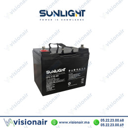 Batterie solaire SUNLIGHT 12V 40AH SPG GEL Casablanca Maroc