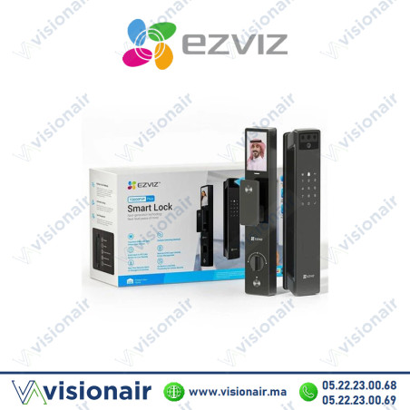 Serrure Connectée EZVIZ Y3000FVP Plus Wi-Fi avec Caméra IA CS-Y3000FVP Casablanca Maroc