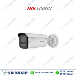 Caméra HIKVISION IP Bullet 8MP Smart Hybrid Light AcuSense Audio Micro DS-2CD2T83G2-4LI2U Casablanca Maroc