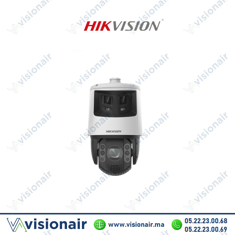 Caméra HIKVISION IP PTZ 4MP 25X + 6MP/6MP 180° ColorVu AcuSense Tracking DS-2SE7C425MWG-EB/26 Casablanca Maroc