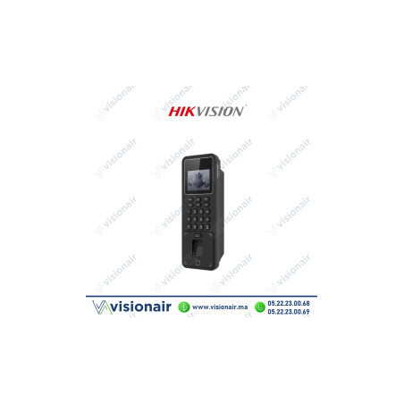 Pointeuse contrôle d'accès HIKVISION DS-K1T808MFWX | VISIONAIR Maroc