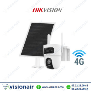 Caméra PT HIKVISION à double objectif 4+4MP solaire 4G DS-2CFSP8-D/4G Casablanca Maroc