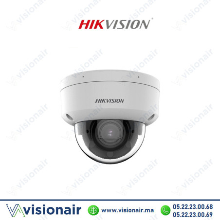 Caméra IP HIKVISION dôme Varif Mot 6MP Smart Hybrid Light AcuSense Audio DS-2CD2763G2-LIZS2U Casablanca Maroc