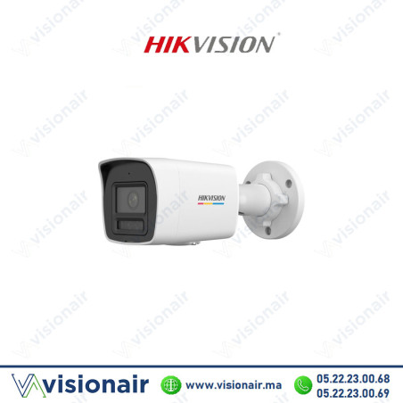 Caméra Hikvision IP 6MP Bullet fixe ColorVu 3.0 DS-2CD1067G3-LIU Casablanca Maroc