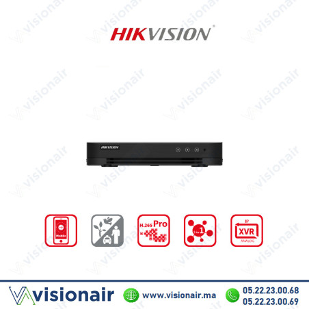 DVR Hikvision 4CH 1080P LITE DS-7204HGHI-M1/T Casablanca Maroc