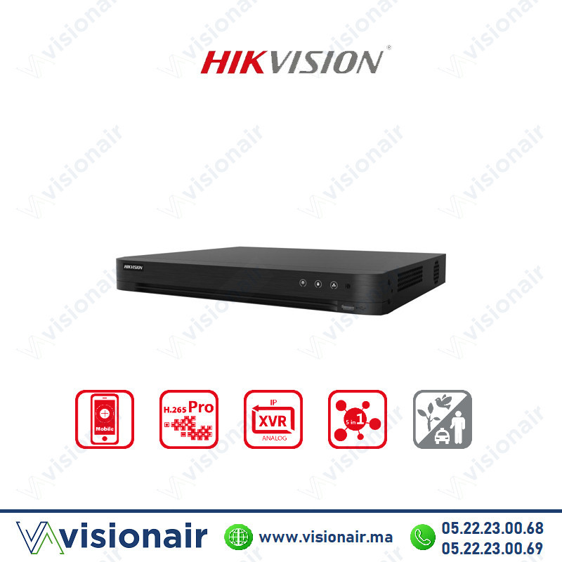 Dvr Hikvision 2MP compact 16 ports DS-7216HGHI-M1 Casablanca Maroc