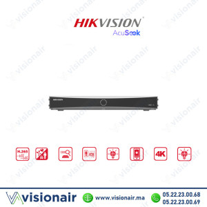 NVR Hikvision AcuSense 32 Canaux 4K 16 PoE DS-7632NXI-K2/16P Casablanca Maroc