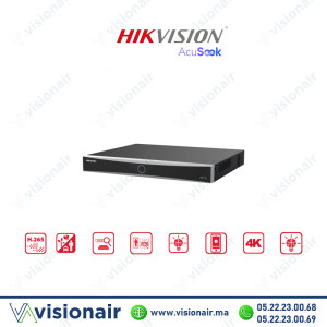 NVR Hikvision AcuSense 32 Canaux 4K 16 PoE DS-7632NXI-K2/16P Casablanca Maroc