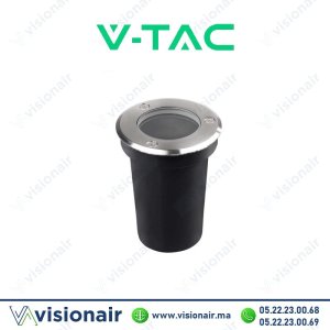 Spot de Sol Encastrable Rond V-TAC GU10 IP67 Inox VT-1127-SKU 10374 Casablanca Maroc