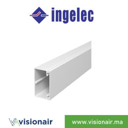 Plinthe Goulotte INGELEC 60x40mm P6040 Casablanca Maroc