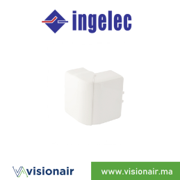 Angle variable extérieur INGELEC pour plinthe 100x45 PN10045VE Casablanca Maroc