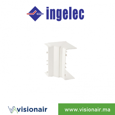 Angle variable intérieur INGELEC pour plinthe 100x45 PN10045VI Casablanca Maroc