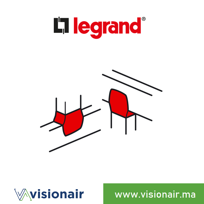 Dérivation goulotte Legrand DLP-S 85x50mm CV 45mm 6 380 24 Casablanca Maroc