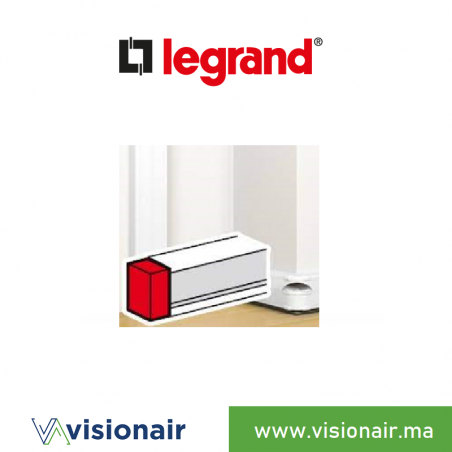 Embout goulotte Legrand 50x130 CV 45mm 0 756 13 - Visionair Maroc