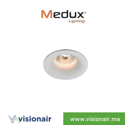 Cadre de spot étanche aluminium MEDUX IP65 blanc MEDMX6901W Casablanca Maroc