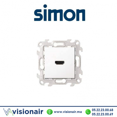 Prise HDMI SIMON 24 blanc 2411094-030 Casablanca Maroc