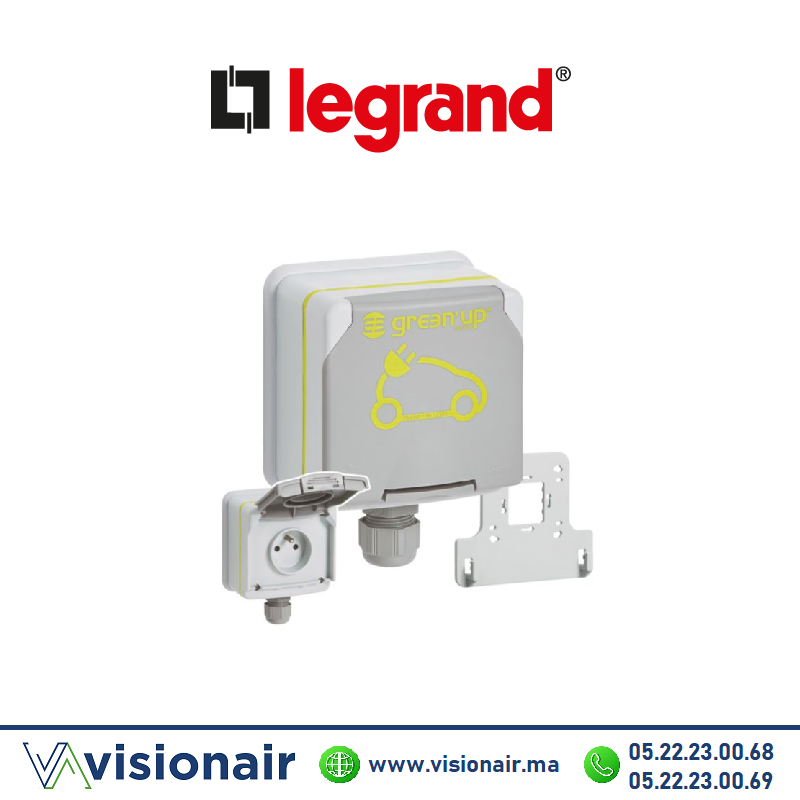 Prise de recharge LEGRAND pour véhicule électrique Green'up Access IP66 090471 Casablanca Maroc