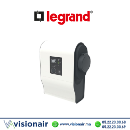 Borne de recharge LEGRAND monophasée Green'up Premium véhicules électriques 3,7kW à 4,6kW 058000