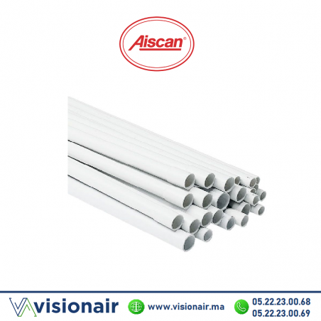 Tube PVC électrique rigide AISCAN 13D20 Casablanca Maroc