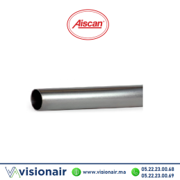 Tube métallique AISCAN D25 en acier galvanisé TME25 Casablanca Maroc