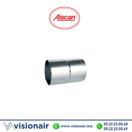 Manchon tube métallique AISCAN D20 en acier galvanisé MTME20 Casablanca Maroc