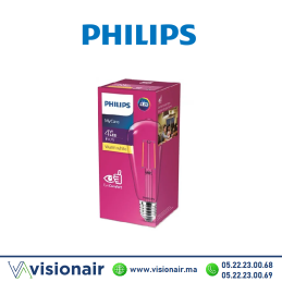 Lampe LED E27 Philips MyCare 4W 3000°K ST64 Casablanca Maroc