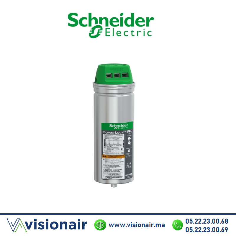 Condensateur SCHNEIDER VarPlusCAN HDY 10.4kvar 400V BLRCH104A125B40 Casablanca Maroc