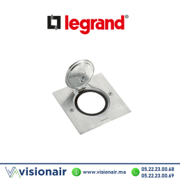 Prise de sol Legrand inox brossé carrée (vide) 089700 Casablanca Maroc