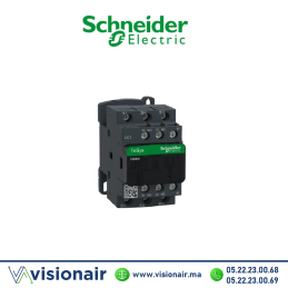 Contacteur SCHNEIDER 9A 3P AC3 440V bobine 220Vca LC1D09M7 Casablanca Maroc