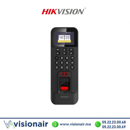 Pointeuse contrôle d'accès HIKVISION DS-K1T804AMF Casablanca Maroc