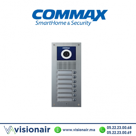 Platine de rue vidéophone COMMAX 7 postes DRC-7UC Casablanca Maroc