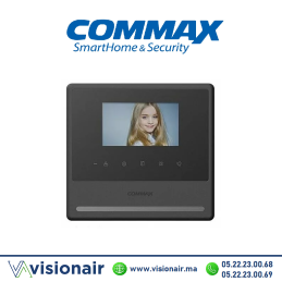 Moniteur vidéophone COMMAX écran LCD 4,3" noir CDV-43YN Casablanca Maroc