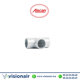 Tés tube PVC AISCAN D13 T20 Casablanca Maroc