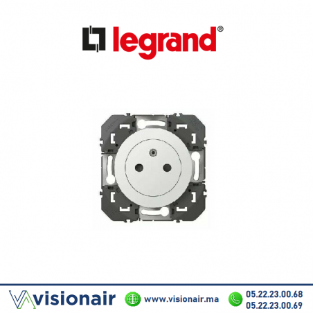 Prise 2P+T surface LEGRAND Dooxie blanc 600335 Casablanca Maroc