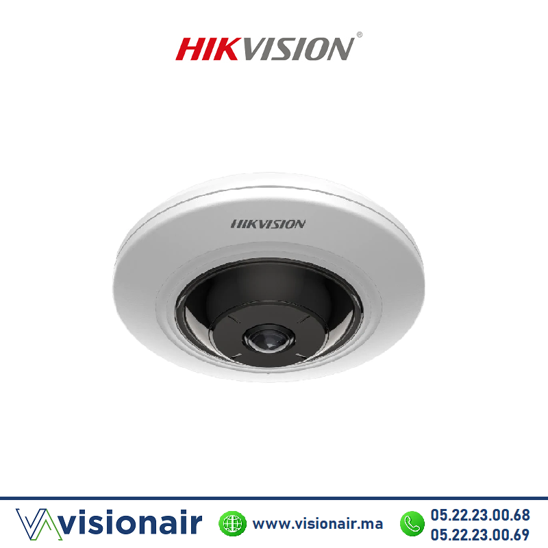Caméra IP HIKVISION Fisheye 5MP DS-2CD2955G0-ISU Casablanca Maroc