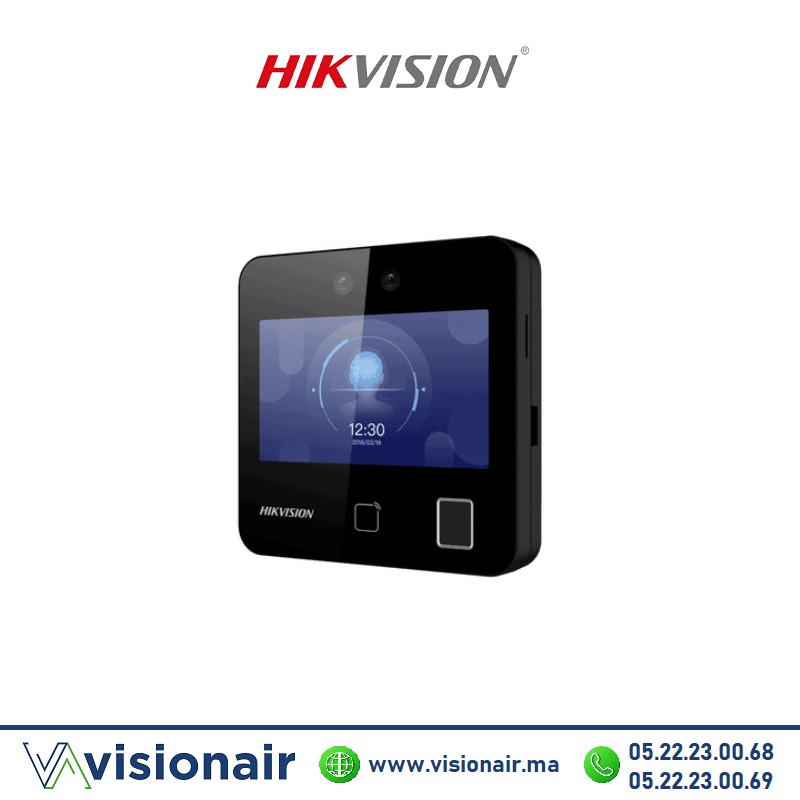 Pointeuse contrôle d'accès HIKVISION DS-K1T343MFX Casablanca Maroc