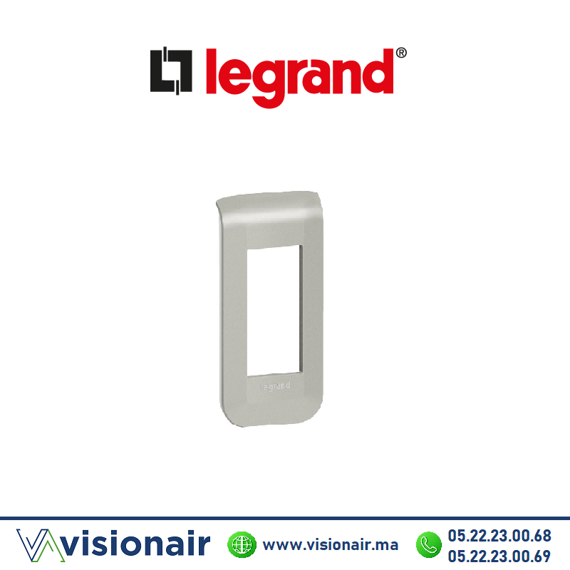 Plaque 1M LEGRAND Mosaic alu 079301L Casablanca Maroc