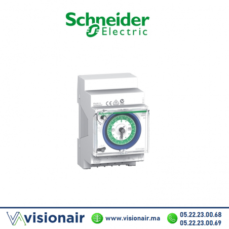 Interrupteur horaire 24H SCHNEIDER Acti9 CCT15365 Casablanca Maroc