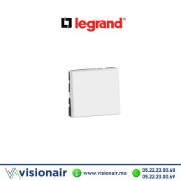 Interrupteur va & vient LEGRAND Mosaic blanc 2M 078011L Casablanca Maroc