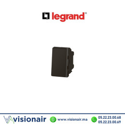 Interrupteur va & vient LEGRAND Mosaic 1M noir 079101L Casablanca Maroc